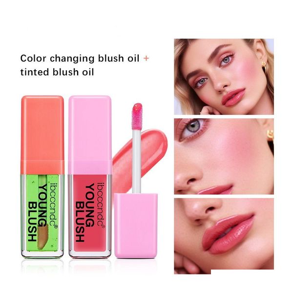 Outros itens de beleza para saúde Ibcccndc Young Liquid B Gloss Mudança de cor Ber Oil Tinted Long-Lasting Natural Fácil de usar Dhmee à prova d'água