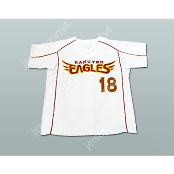 MASAHIRO TANAKA TOHOKU RAKUTEN GOLDEN EAGLES 18 BASEBALL JERSEY NY PITCHER Cucita