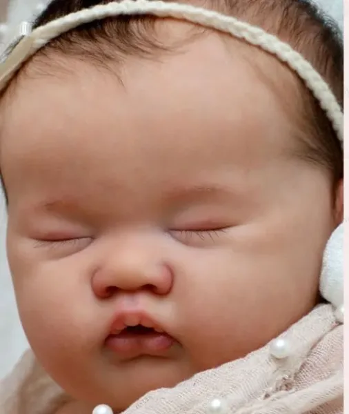 Bonecas NPK 20 polegadas Kit Boneca Reborn ASHIA Cute Sleeping Baby Lifelike Soft Touch