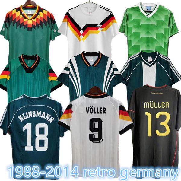 Coppa del mondo 1990 1992 1994 1998 1996 GermaniaS Retro Littbarski BALLACK Maglia da calcio KLINSMANN 1988 2014 maglie KALKBRENNER 1996 2004 Matthaus Hassler Bierhoff KLOSE