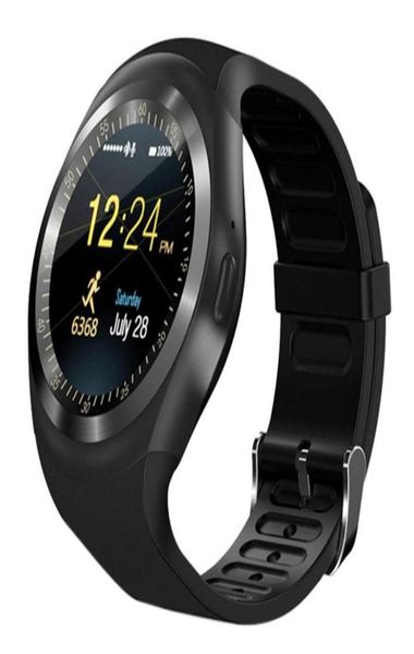 Y1 Smartwatch, Armband-Stil, hohe Auflösung, Relogio, Android-Telefon, SIM-GSM-Remote-Kamera, Kamera-Informationsanzeige, Sport, Pedome1958323
