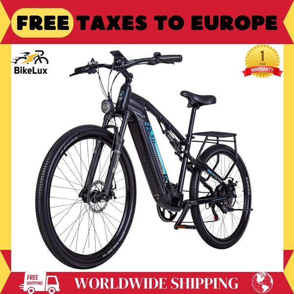 Электрический велосипед Shengmilo S26, 500 Вт, мотор Bafang, электронные горные велосипеды, 48 В, 17,5 Ач, электрический велосипед для взрослых, уличный велосипед, 27,5 дюймов, электронный велосипед