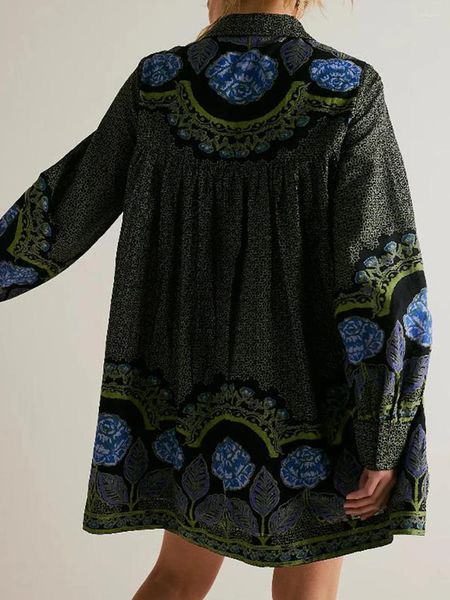 Casual Dresses Damen-Nachthemd aus Flanell-Baumwolle, kariertes Nachthemd mit Knopfleiste, langärmelig, Schlafhemd, Kleid, Nachtwäsche, Pyjama-Oberteil