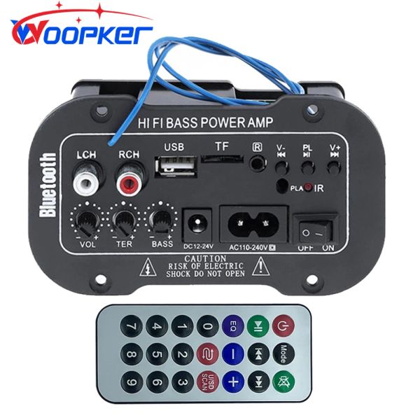 Verstärker Woopker Digitalverstärker-Decoderplatine 2530 W Bluetooth-Audioverstärker DIY USB FM-Radio TF-Player Subwoofer 110 V 220 V