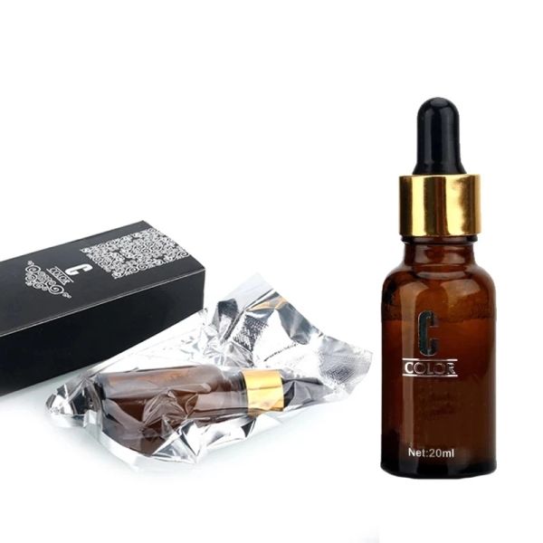 Estênceis 1/2pcs nano de maquiagem permanente assistência de tatuagem de suprimento de líquido auxiliar para tatuagem de tatuagem Acessórios de tatuagem de maquiagem labial 20ml