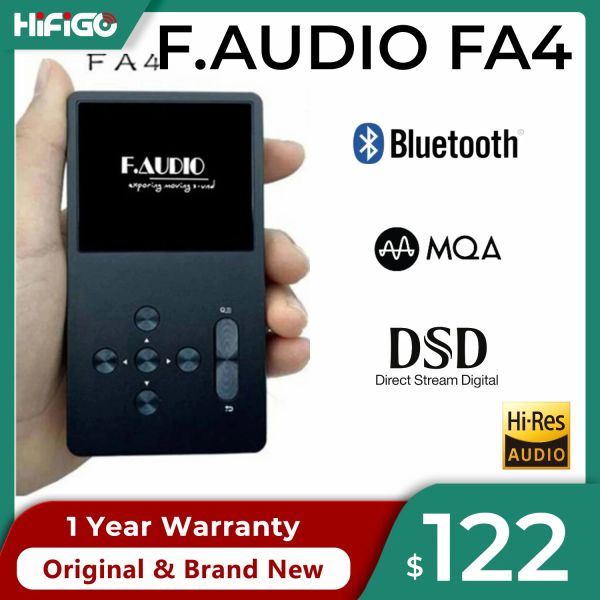 Player F.Audio FA4 Touchscreen Bluetooth MP3 Musik Player HIFI DSD Verlustfreie USB DAC Dekodierung Dual ES9038Q2M Ausgeglichener Ausgang für Sony