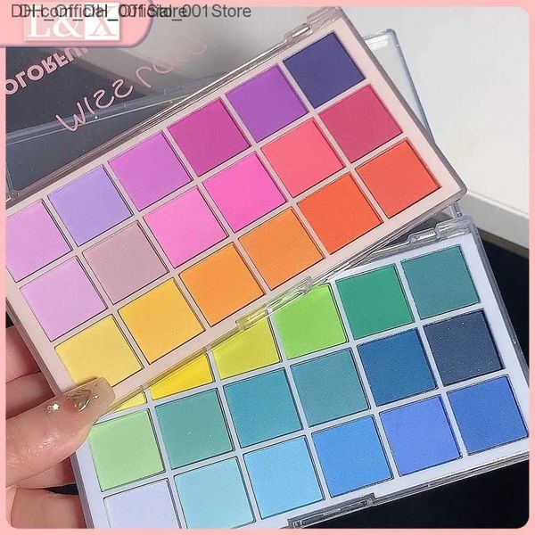 Ombretto Ombretto arcobaleno Palette Colore Verde Blu Viola Brillante Trucco femminile MaquillajeQ240229