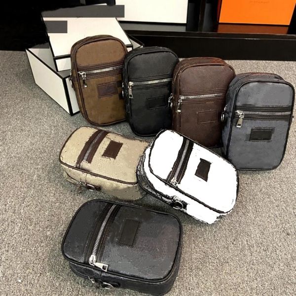 Klassische Herren-Kleintasche, Messenger-Tasche, diagonaler Rucksack, Brusttasche, leichter Junge, Mini-Freizeittasche, Handy-Umhängetasche