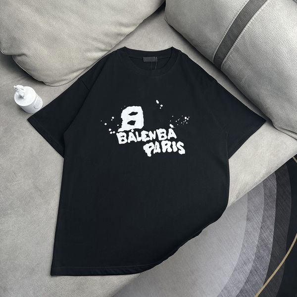 B Marke Luxus T-Shirt Deisgner Tees Für Männer Baumwolle Kurzen Ärmeln Damen Shirts Buchstaben Straße Beliebte Top