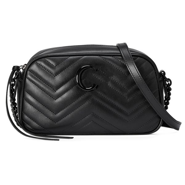 Marmont Bag Liner Designertasche Damen Luxushandtasche Mode Umhängetaschen Schwarz Echtleder Spiegel Hochwertige Pailletten Umhängetasche Kleiner Organizer