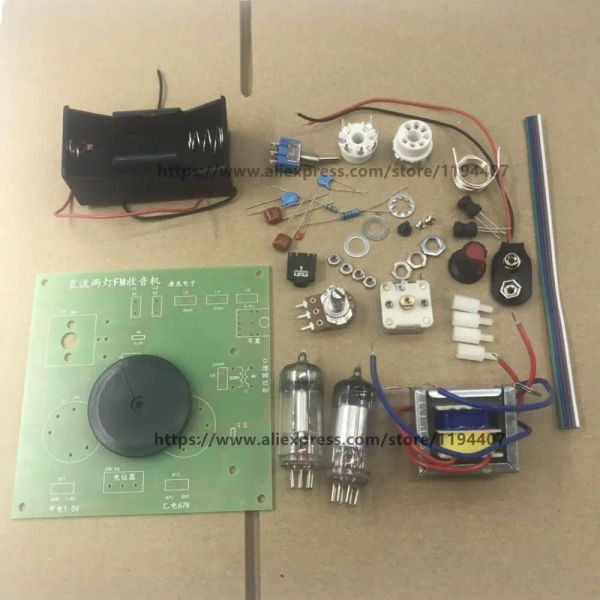 Radio 1 TEILE/LOS DC zwei lampe PCB Board rohr radio kit DC zwei licht FM rohr radio kit PCB board beste qualität