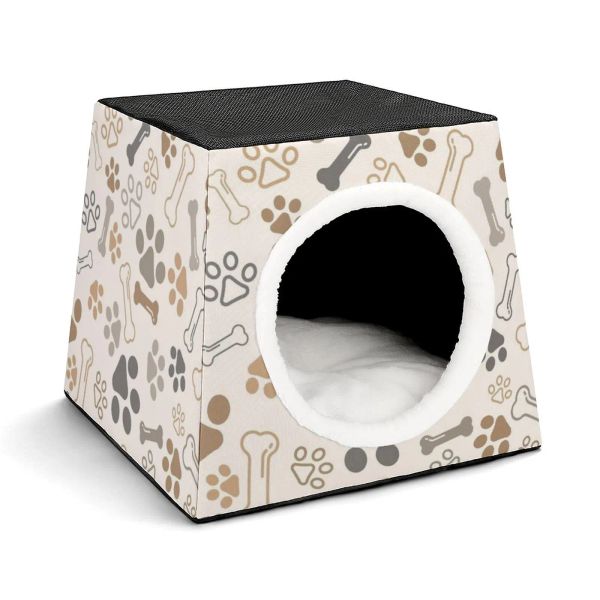 Gabbie Cuccia per cani Cuccia Materasso Cuccia per gatti Primavera e autunno Caldo letto per gatti Nido Forniture per animali domestici Il divano della grotta può essere personalizzato