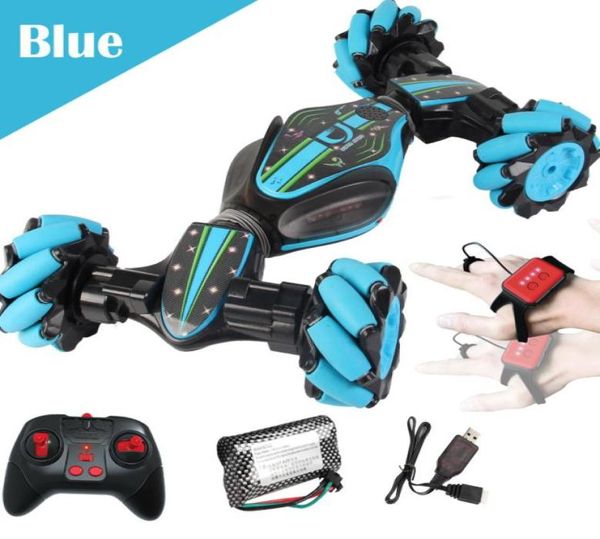 Kinder Jungen RC Auto Stunt Elektrische Geste Sensing Fernbedienung Verformung Musik Seite ing Auto Drift Racing Allradantrieb C3971888