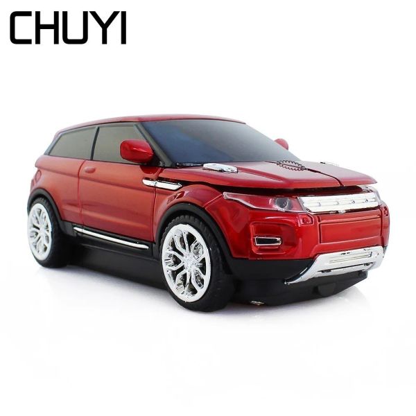 Mäuse CHUYI 2,4G Drahtlose Maus Cool SUV Sport Auto Gamer Computer Mause 1600 DPI USB Optische Büro Geschenk Gming Mäuse für PC Laptop