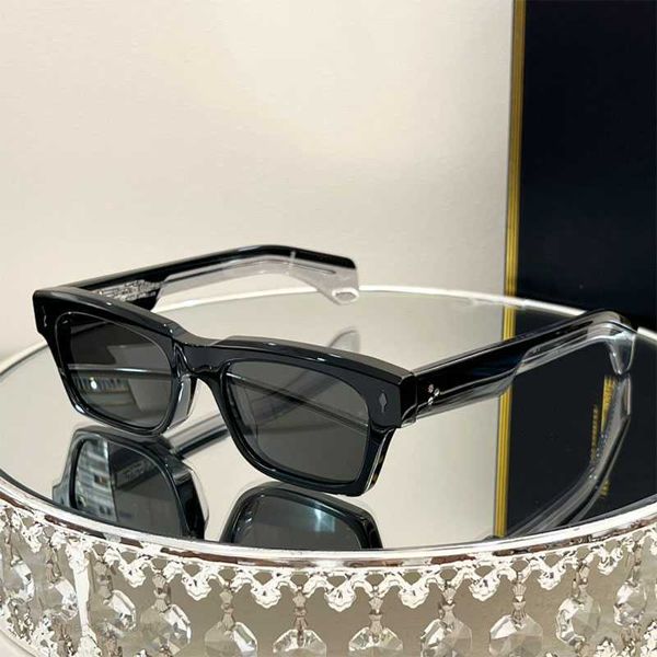 JAC MAR Óculos de sol designer Homens Mulheres artesanais de luxo qualidade quadro robusto ASHCROFT óculos Moda pequena praça retro óculos de sol ZDYP