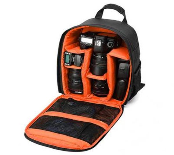 Borsa per fotocamera DSLR digitale multifunzionale Zaino per fotocamera Po impermeabile Piccolo zaino video SLR per la fotocamera Nikon CanonMultif4282527