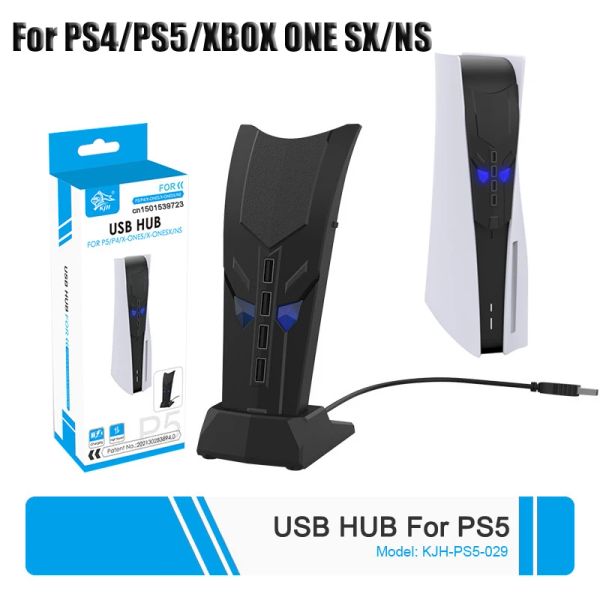 Адаптер 4-портовый USB-концентратор-расширитель USB-разветвитель для PlayStation 5 4 PS5 PS4 Xbox Series X Nintend Switch