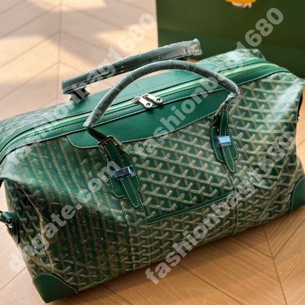 Duffel Bags Alta Qualidade Designer Duffle Bag Homens Mulheres Moda Saco de Viagem Flores Antigas Grande Capacidade Zipper Abrir e Fechar Bolsa de Viagem de Couro de Lona Bolsa Esportiva