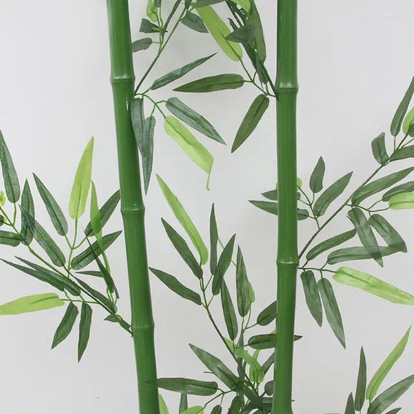 Fiori decorativi Bambù artificiale Commercio all'ingrosso di paesaggistica da giardino e plastica da parte dei produttori Simulazione non tossica
