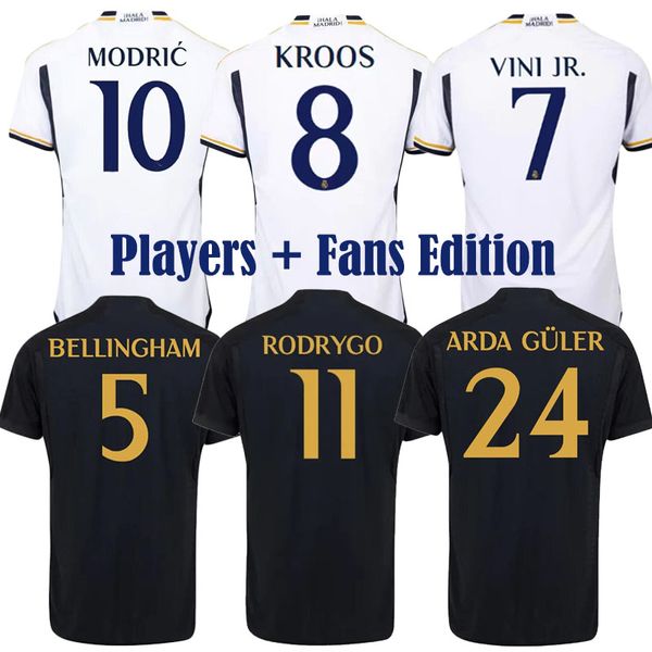 2023 24 Real Madrid BELLINGHAM maglie da calcio VINI JR REAL MADRID CAMAVINGA TCHOUAMENI MODRIC RODRYGO Maglia da calcio Giocatore Versione Camiseta