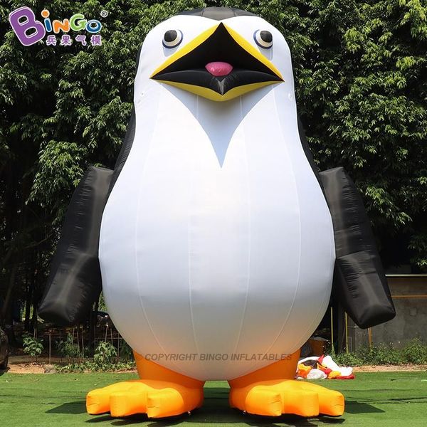 wholesale 8 mH (26 piedi) con ventilatore Modelli di pinguino gonfiabile gigante appena realizzati su misura gonfiaggio gonfiare animali palloncini per eventi di festa decorazione zoo giocattoli sport
