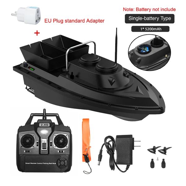 Strumenti Smart Fishing Bait Boat RC D11 500M Telecomando senza fili Alimentatore da pesca Giocattolo Barca da pesca Gamma remota Fish Finder Motoscafo