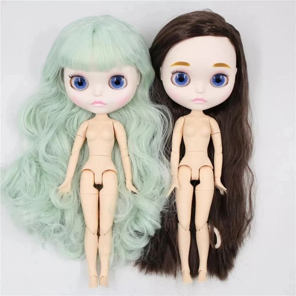 Bambole ICY DBS Blyth bambola 1/6 bjd corpo articolare pelle bianca viso opaco bambola nuda anime giocattolo viso sorridente bambola ragazze regalo