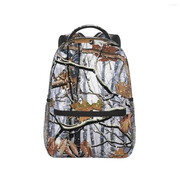 Mochila grande capacidade caça mochilas de viagem padrão saco de camuflagem de árvore real para adolescente
