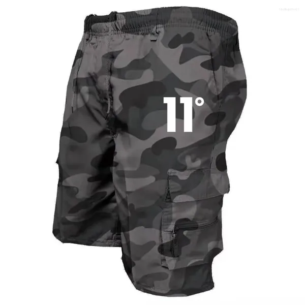 Shorts Masculinos Moda Carga Militar Mens Tático Cinco Pontos Grande Bolso Calças Esportivas Casuais