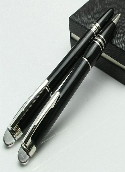 2pcslot edição limitada canetas de design limitado com topo de cristal papelaria material escolar de escritório escrita marca opção de caneta cufflink9610483