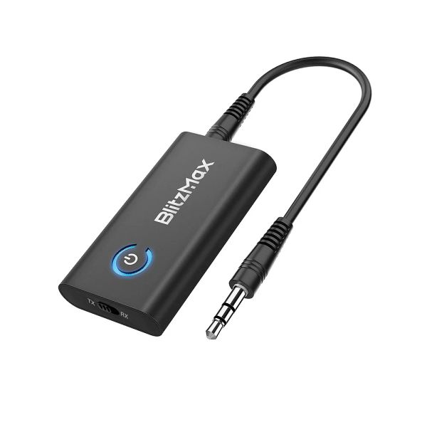 Adapter Blitzwolf Blitzmax BT05 Senderempfänger Bluetooth V5.2 adaptiver Latenz -HiFi -Sound -Wireless -Adapter für PC -TV -Lautsprecher