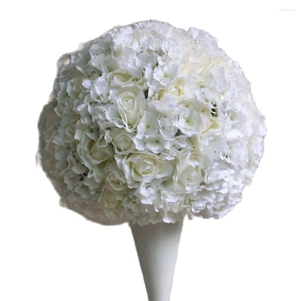 Dekorative Blumen 45 cm 2 teile/los Hochzeit Künstliche Hortensie Rose Straße Führen 2/3 Runde Tisch Herzstück Blume Ball Bühne TONGFENG