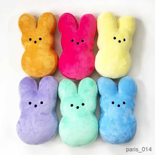 Animali di Peluche Ripieni 15 cm Peep Bunny Peluche Animali di Peluche Stella Carota Coniglio Camera delle Bambole Desktop Divano Decor Coniglietto di Pasqua Morbido Cuscino Regali per Bambini