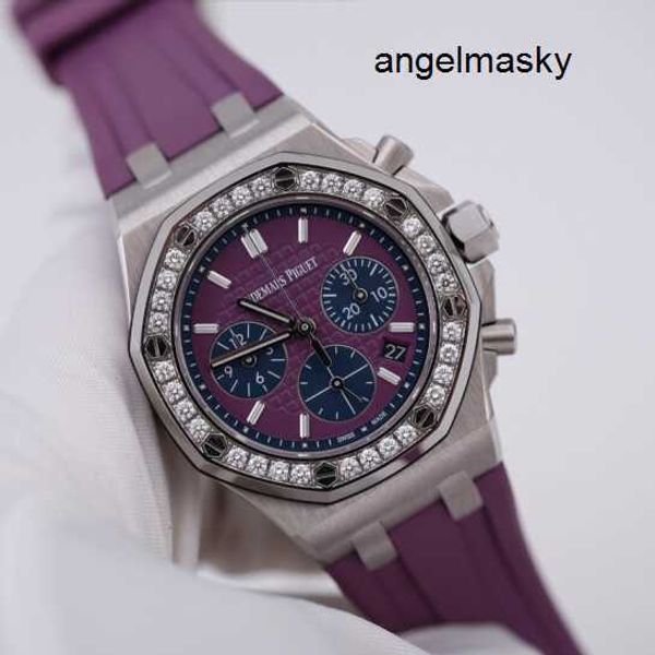 Relógio moderno cronógrafo AP Relógio de pulso Epic Royal Oak Offshore 26231ST Relógios masculinos de precisão em aço com diamante Máquinas automáticas Relógio suíço mundialmente famoso W