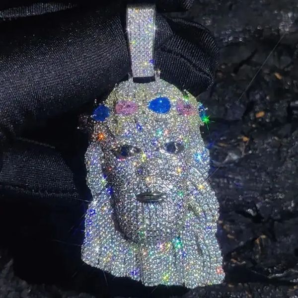 Ювелирные изделия в стиле хип-хоп, ожерелье с подвеской в виде большого Иисуса для мужчин и женщин, бесплатная коробка 240226