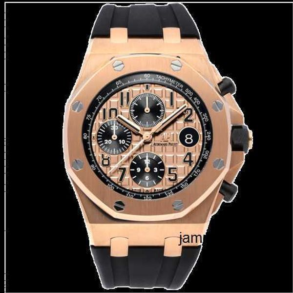 Orologio da polso Orologio Tourbillon Orologio da polso AP Royal Oak Offshore Series Oro rosa 18 carati Macchinario automatico 26470OR.OO.A002CR.01 Orologio