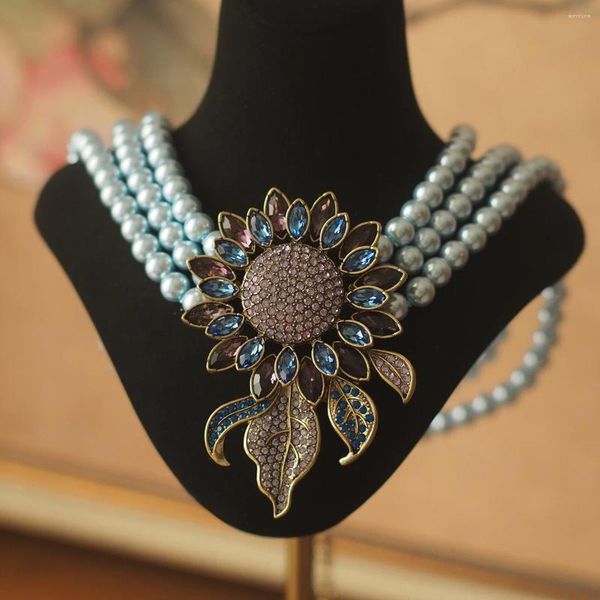 Collane Ciondolo in Europa e nella Trend di Sual perle eleganti per la moda retrò di Fashion Elegant degli Stati Uniti.