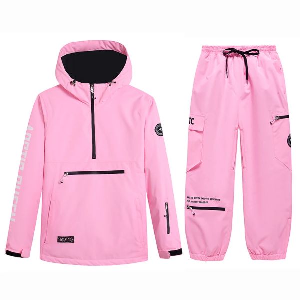 Sets wasserdichte Skianzug-Sets für Männer und Frauen, Pullover, Schneekostüm, Jacke und Hose, Outdoor-Bekleidung, Snowboarden, Winter