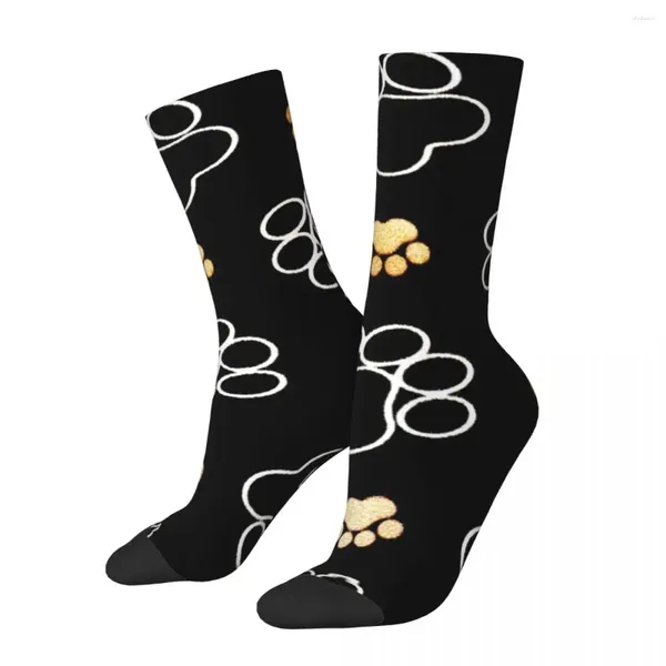 Herrensocken, lustige verrückte Socken für Männer, Hunde-Aufdruck, Hip-Hop, Vintage-Haustierliebhaber, glückliches nahtloses Muster, bedruckt, für Jungen, Crew, lässiges Geschenk