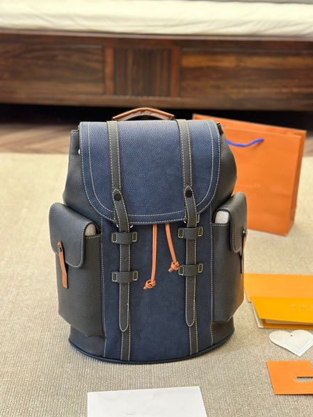 Mochila de alto valor cem commuter clássico velhice peça de lona mochila de viagem essencial lazer negócios um saco adequado para homem