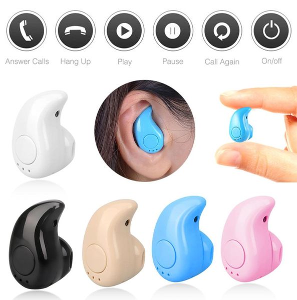 Mini auricolari Bluetooth senza fili In Ear Sport con microfono Auricolari auricolari per Samsung Huawei Xiaomi smartphone Android s1133546