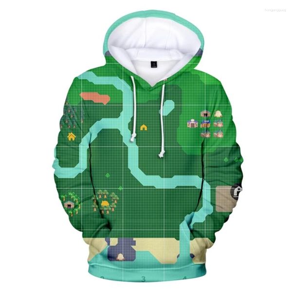 Männer Hoodies Frauen Männer Anime Streetwear Harajuku Kpop Pullover Übergroßen Trainingsanzug Kinder Jungen Mädchen Hoodie Sweatshirt 3D Animal Crossing