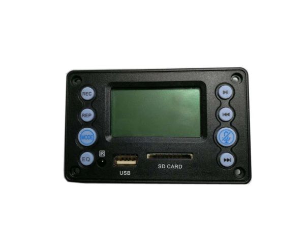 Player 5V LCD MP3 Decoder Board Bluetooth 4.2 Receptor de áudio APE FLAC WMA WAV Decodificação Suporte Gravação de Rádio Exibição de Letras