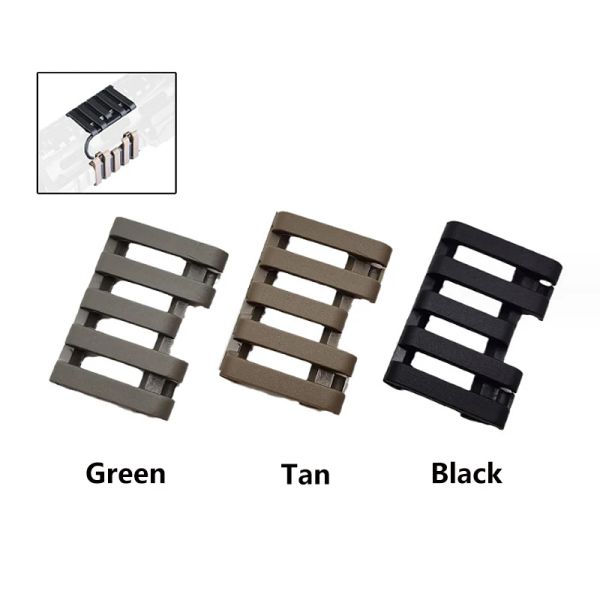 Tattico Picatinny 5 slot 20mm Rail Cover PEQ 15 DBAL M300 M600 Airsoft rifle Accessori Pressostato Portafilo Filo Telaio