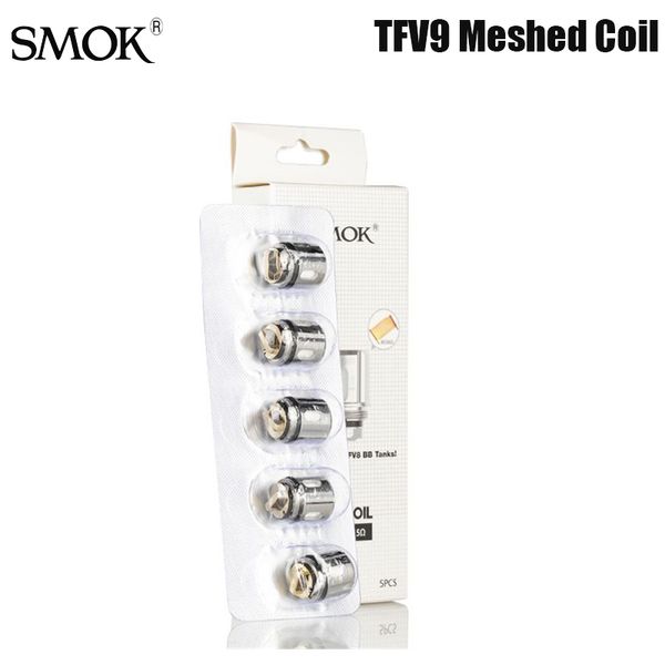 Original SMOK TFV9 V9 Meshed Coil E-Zigarette 0,15 Ohm Kopfverdampfer für SMOK SCAR-18 Rigel/Rigel Mini Kit