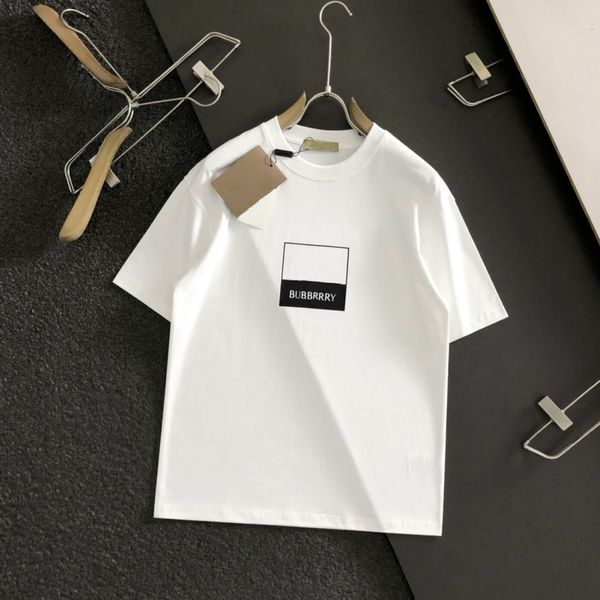 T-shirt di marca B T-shirt di lusso per uomo lettere T-shirt da donna casual in cotone di alta qualità per adulti taglia europea