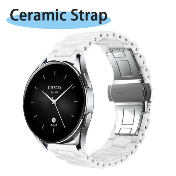 Orologi Bracciale in ceramica per Xiaomi Watch S2 cinturino per Xiaomi Watch S1 cinturino attivo per Mi Watch Sport Color 2 Strap Correa