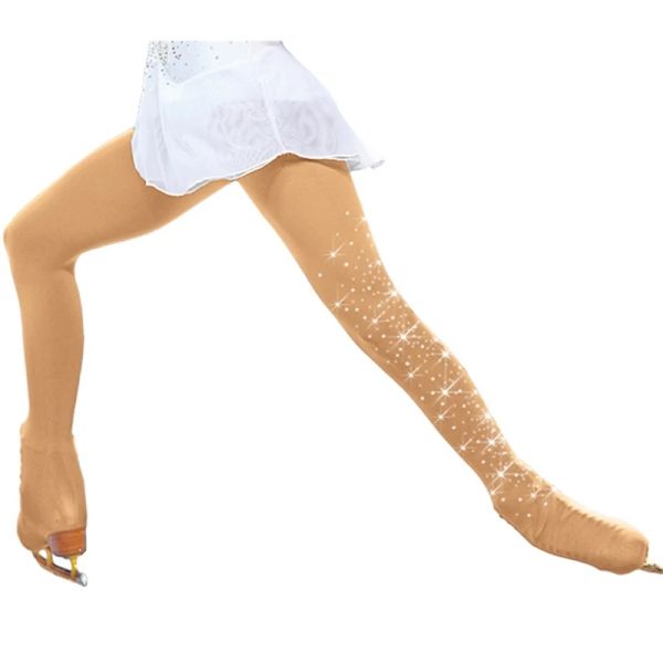 Roupas Stromestone Patinagem de meia -calça adulta ginástica de ginástica collant skin