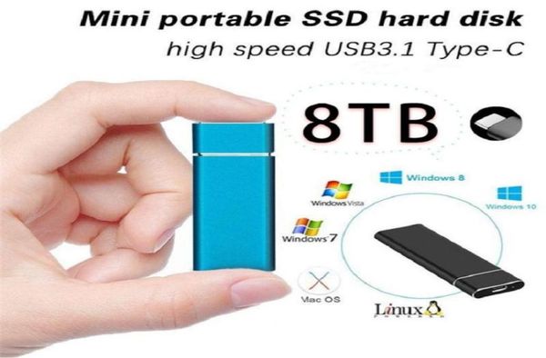 Внешние жесткие диски M2 Drive Portable HD Externo 1 ТБ 2 ТБ 4 ТБ USB30 Storage SSD Externe Hdd 8 ТБ Внешний внешний9827291