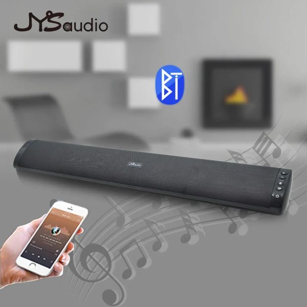 Soundbar 20 W Heimkino-Soundbar-Soundbar-System TV PC Telefon Drahtloser Bluetooth-kompatibler 5.0-Lautsprecher mit optischer Fernbedienung